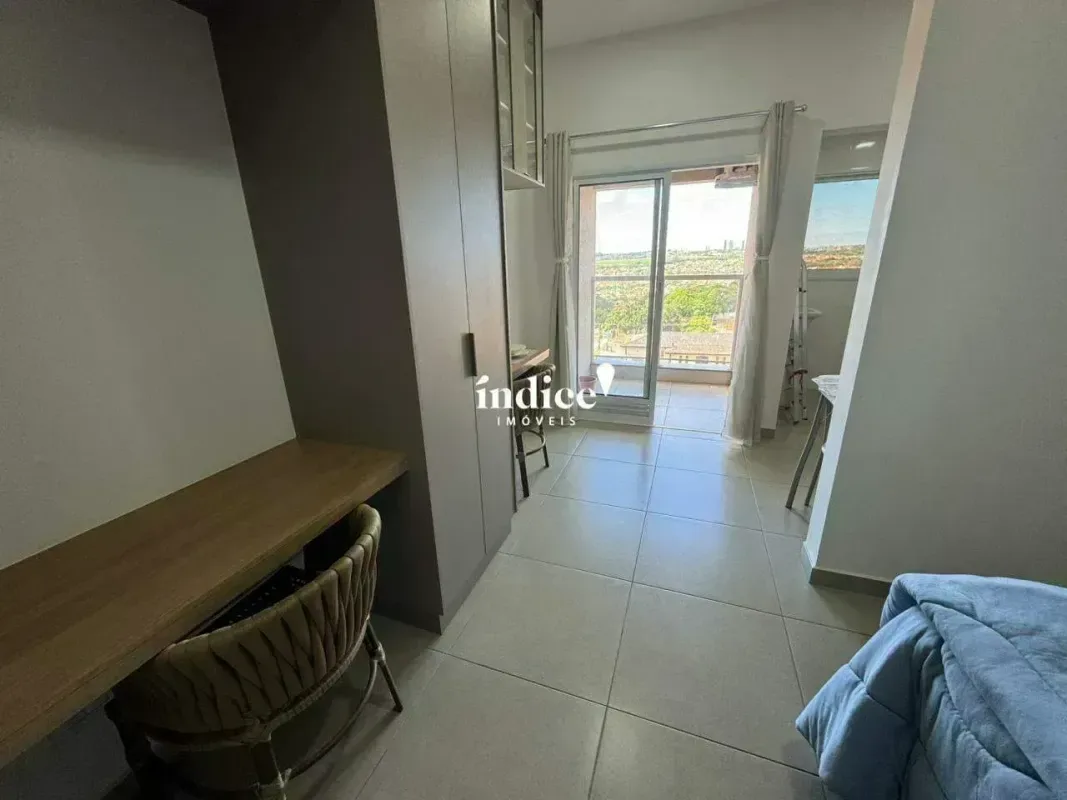 Apartamento para alugar com 33 m², 1 quarto, 1 banheiro, 1 vaga, na Avenida Talita Regazzini Verçosa, bairro Ribeirânia em Ribeirão Preto/SP — foto 3