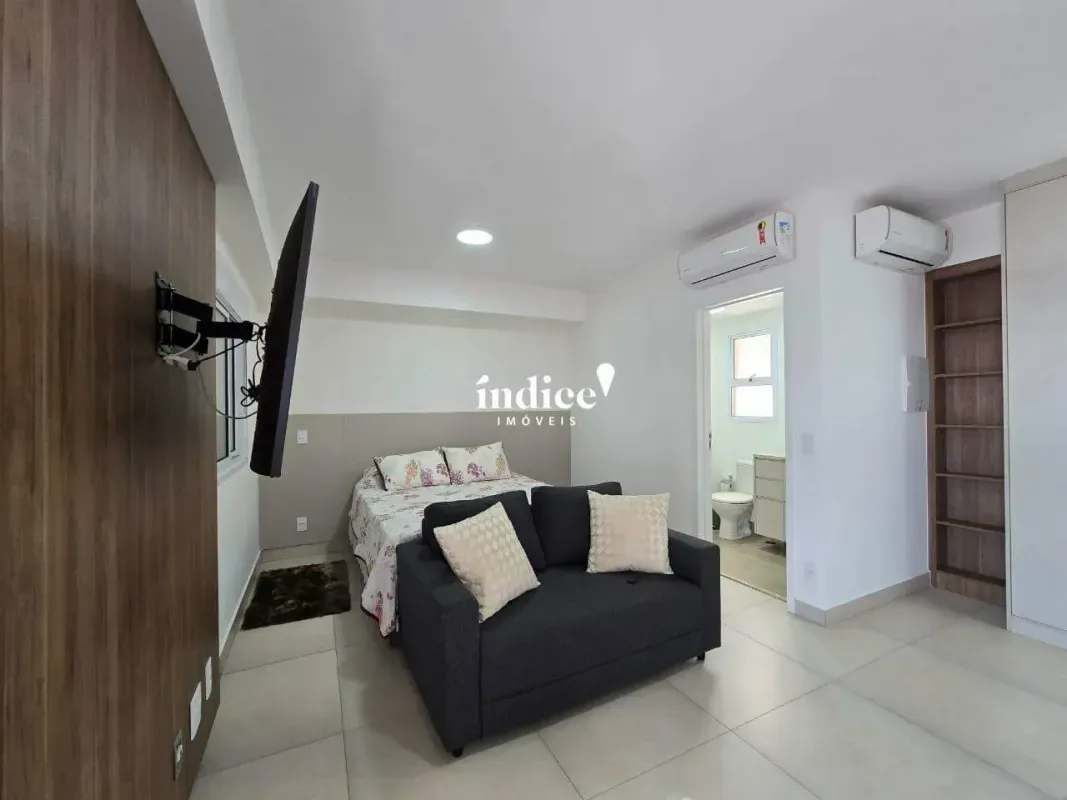 Apartamento para alugar com 41 m², 1 quarto, 1 banheiro, 1 vaga, na Avenida Presidente Vargas, bairro Jardim Sumaré em Ribeirão Preto/SP
