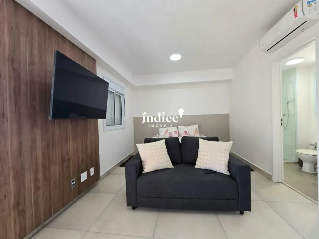 Apartamento para alugar com 41 m², 1 quarto, 1 banheiro, 1 vaga, na Avenida Presidente Vargas, bairro Jardim Sumaré em Ribeirão Preto/SP — foto 2