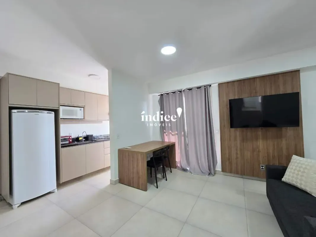 Apartamento para alugar com 41 m², 1 quarto, 1 banheiro, 1 vaga, na Avenida Presidente Vargas, bairro Jardim Sumaré em Ribeirão Preto/SP — foto 3