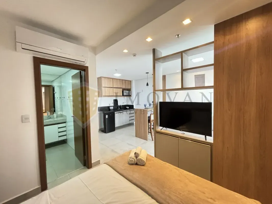 Kitnet/Conjugado para alugar com 35 m², 1 quarto, 1 banheiro, 1 vaga, na Rua Vitor Hugo da Cunha Campos, bairro Jardim Botânico em Ribeirão Preto/SP — foto 2