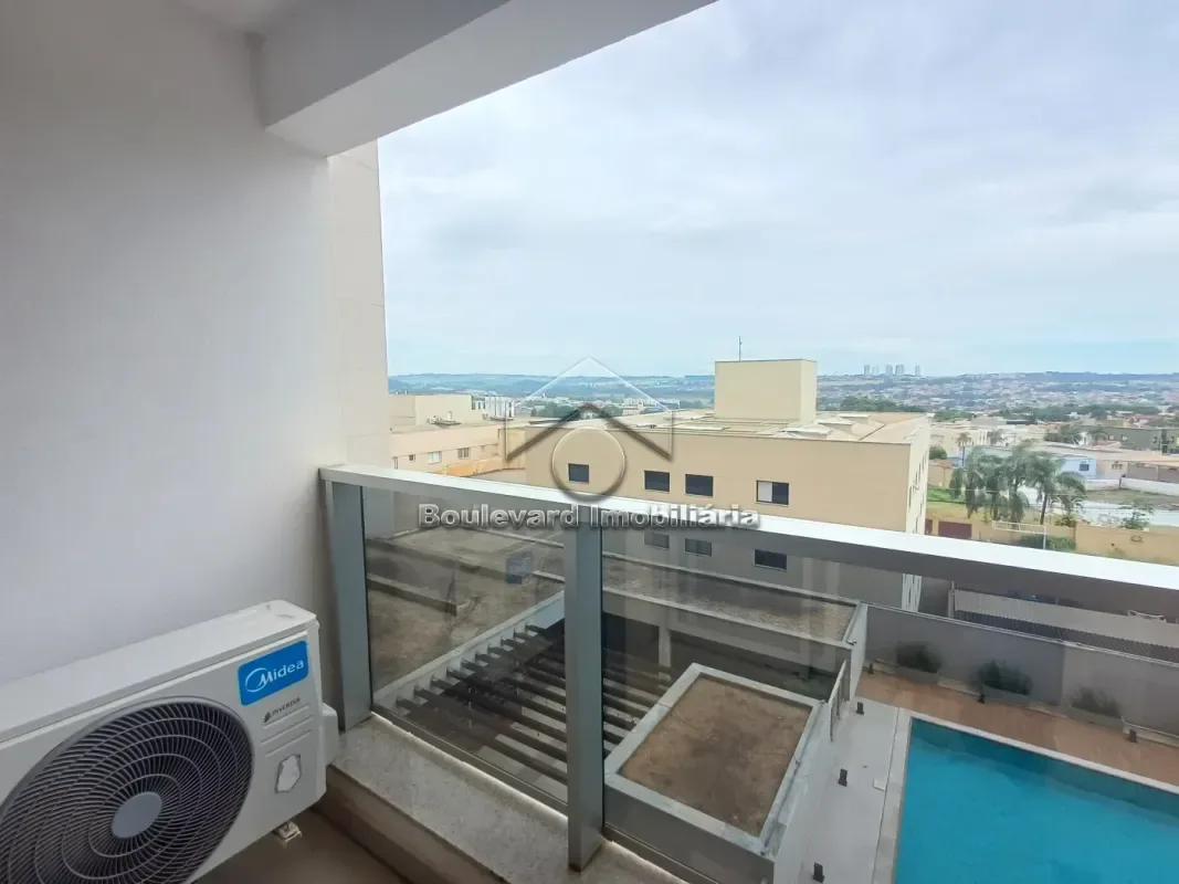 Apartamento para alugar com 37 m², 1 quarto, 1 banheiro, 1 vaga, na Avenida Presidente Kennedy, bairro Ribeirânia em Ribeirão Preto/SP